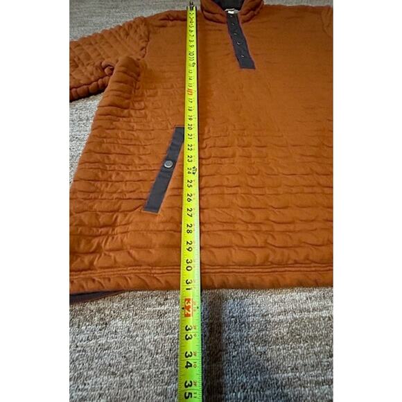 DULUTH TRADING COMPANY Men's Flintlock 1/4 Orange Snap Popover Size 2XL - Picture 7 of 9